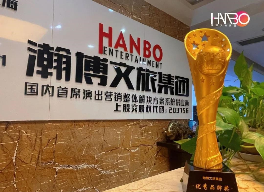 瀚博文旅集團榮獲第八屆企業家發展年會“優秀品牌獎”